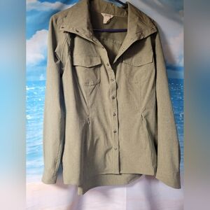Duluth Trading‎ Company Women's Size Small Lightweight Spring/Fall Jacket Green